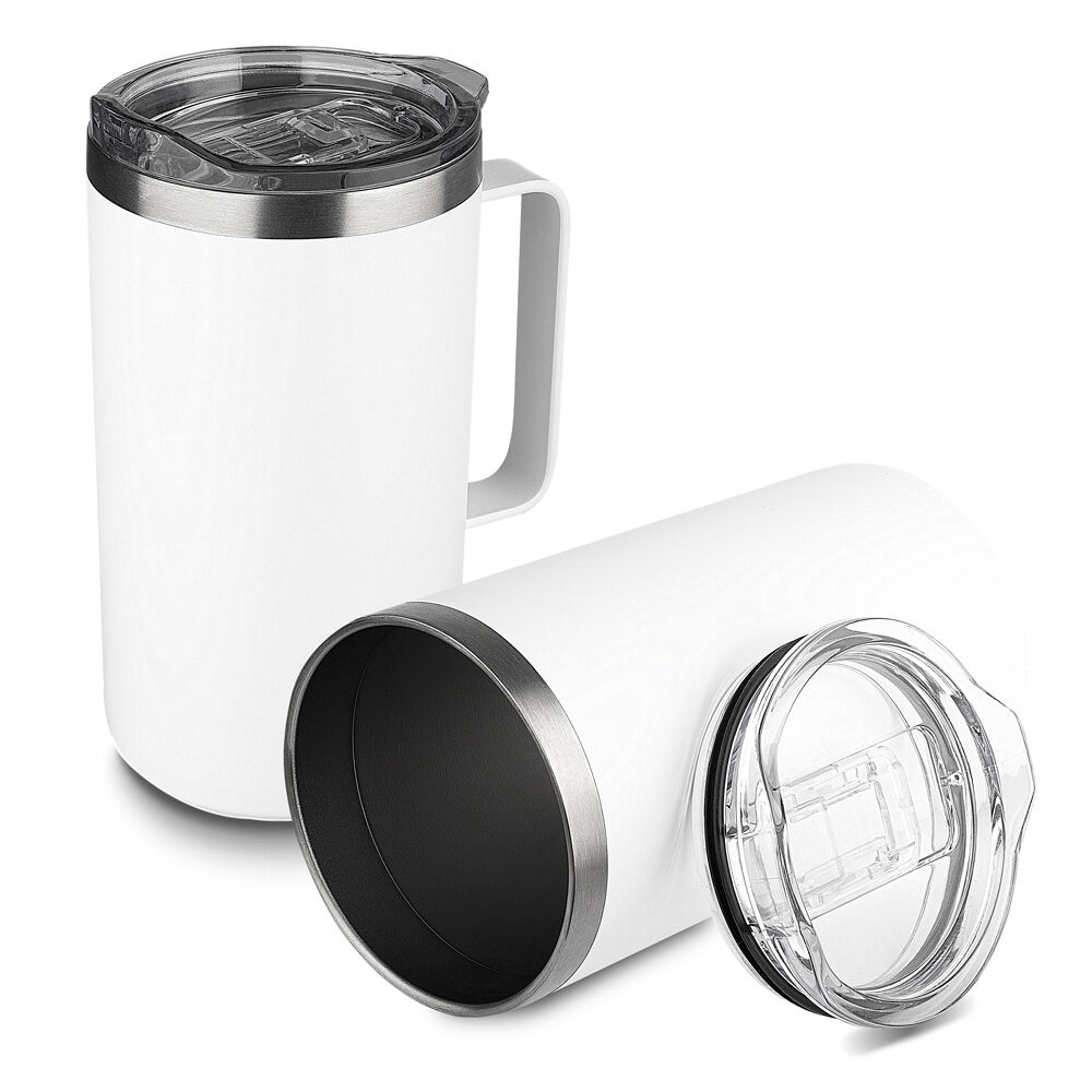 Caneca Térmica de 750ml com Tampa e Parede Dupla