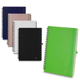 Caderno de Anotações com Suporte de Caneta 70 Folhas Branco