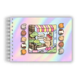 Caderno de Colorir Bobbie Goods - 50 Folhas Capa Comum