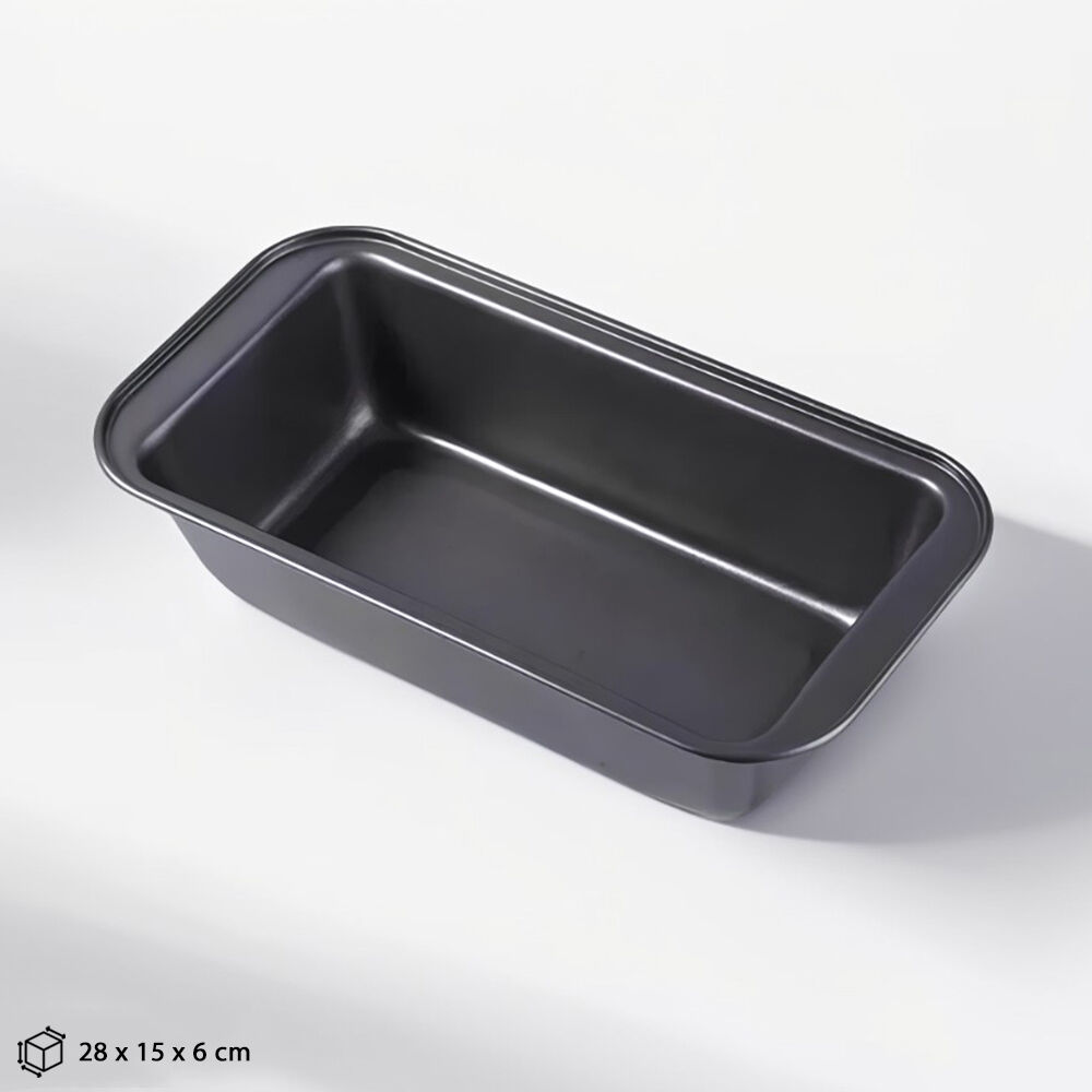 Forma de Pão em Aço Antiaderente 28x15cm Forneável