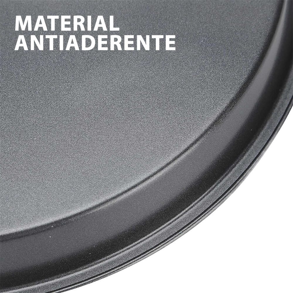 Forma para Assar Pizza 30cm Aço Antiaderente Forneável