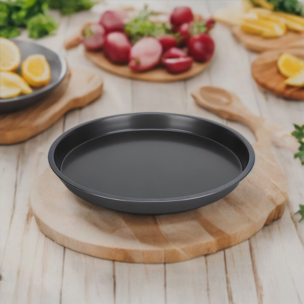 Forma para Assar Pizza 30cm Aço Antiaderente Forneável