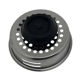Kit 2 Ralos de Pia em Inox com Válvula Estilo Americano