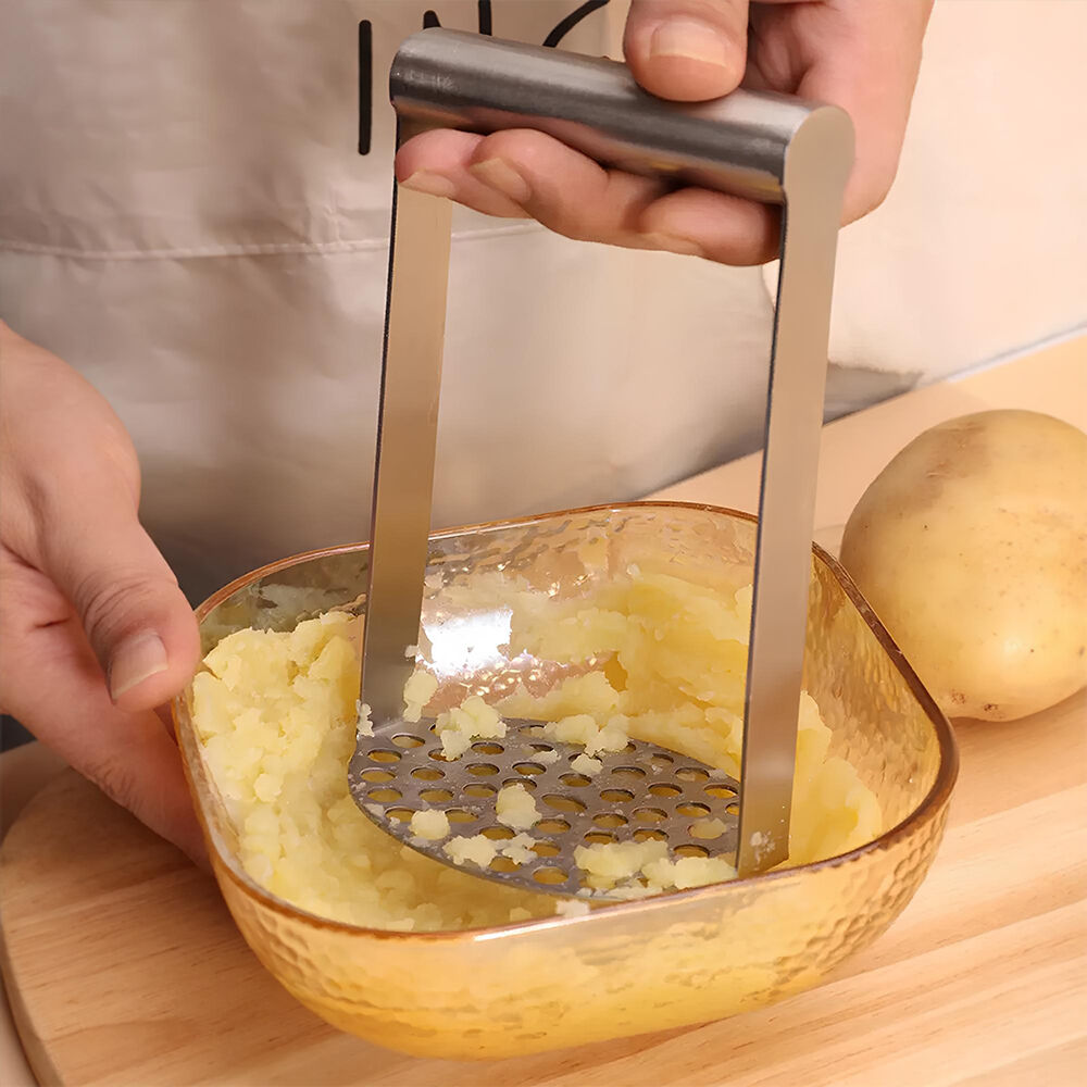 Amassador de Batatas Reforçado em Inox Multiuso