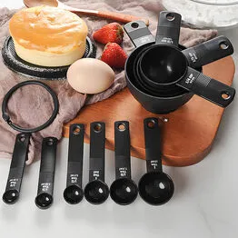 Conjunto de Colheres Medidoras em Plástico 10 Peças