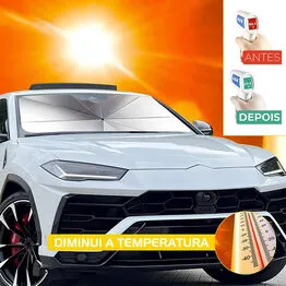 Quebra Sol para Parabrisa de Carro Estilo Guarda Chuva