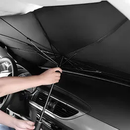 Quebra Sol para Parabrisa de Carro Estilo Guarda Chuva
