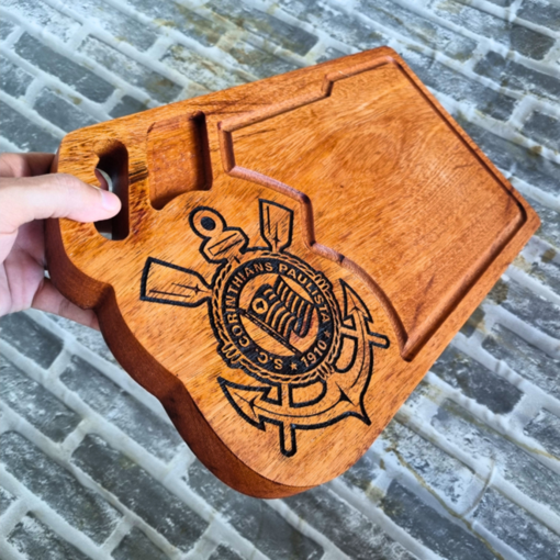 Tábua de Corte de Madeira Nobre – Corinthians