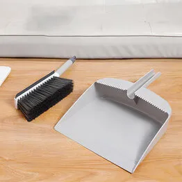 Kit Pá e Escova de Mão para Lixo e Limpeza Multiuso
