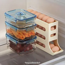Dispenser Organizador para até 30 Ovos para Geladeira