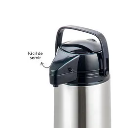 Garrafa Térmica 1,9 Litros em Inox com Ampola de Vidro