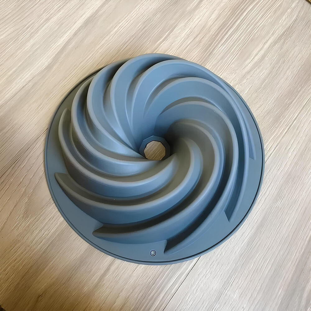 Forma para Bolo de Silicone Redonda 23cm em Espiral
