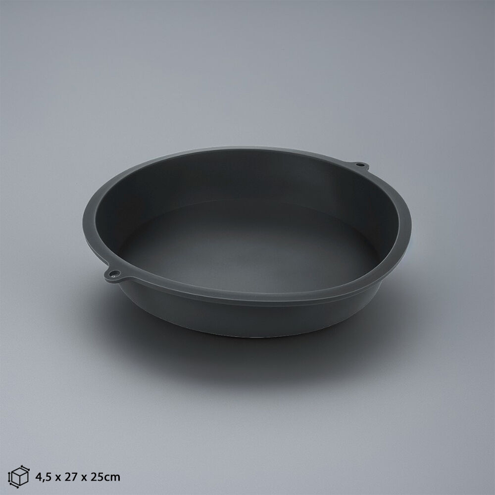 Forma para Bolo em Silicone Flexível Redonda 24cm