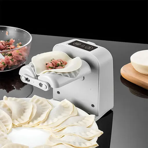 Máquina de Fechar Pastel Gyoza Elétrica Modelador Dumpling Pastelaria