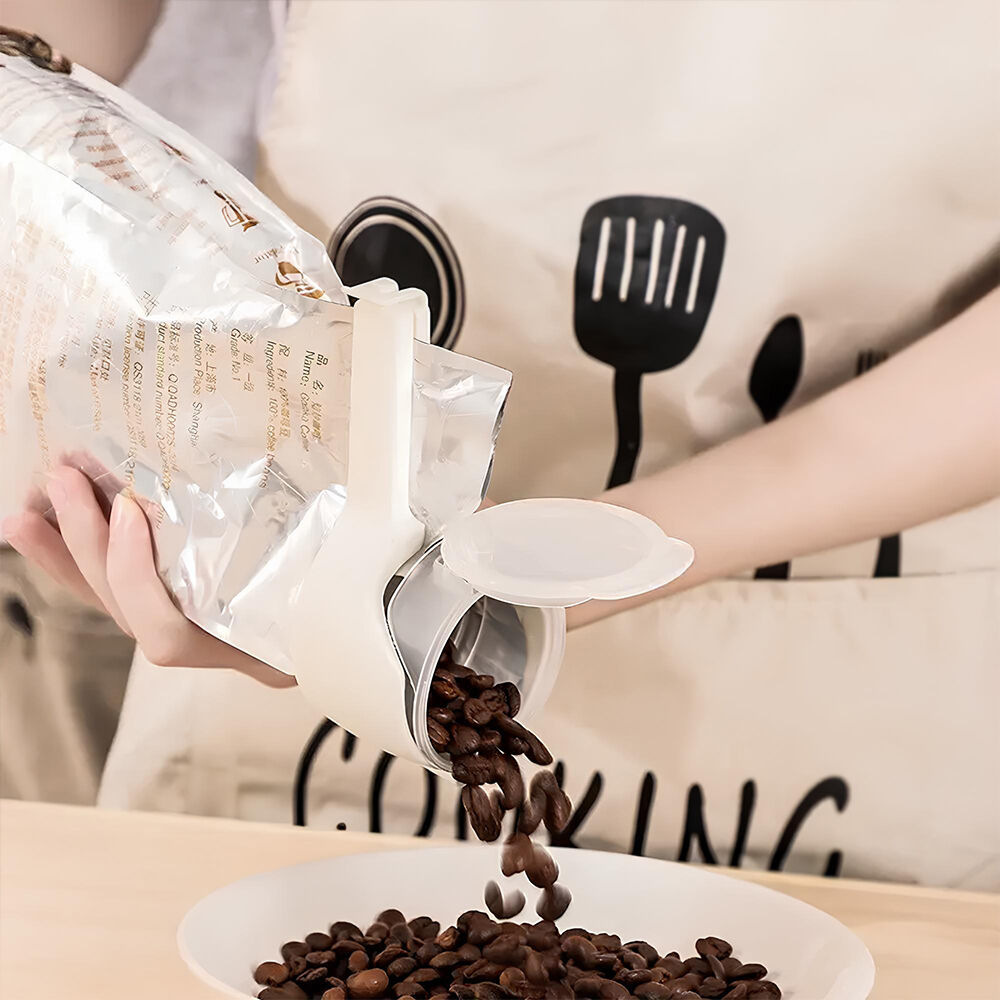 Prendedor Clipe para Fechar e Vedar Embalagens com Bico Preto