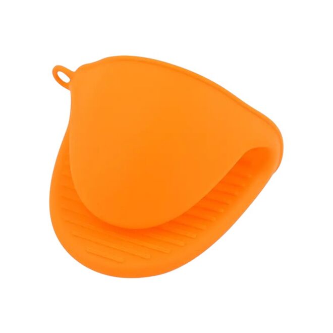 Luva Térmica de Silicone Forno Fogão para Cozinha Pegador Jacaré Laranja