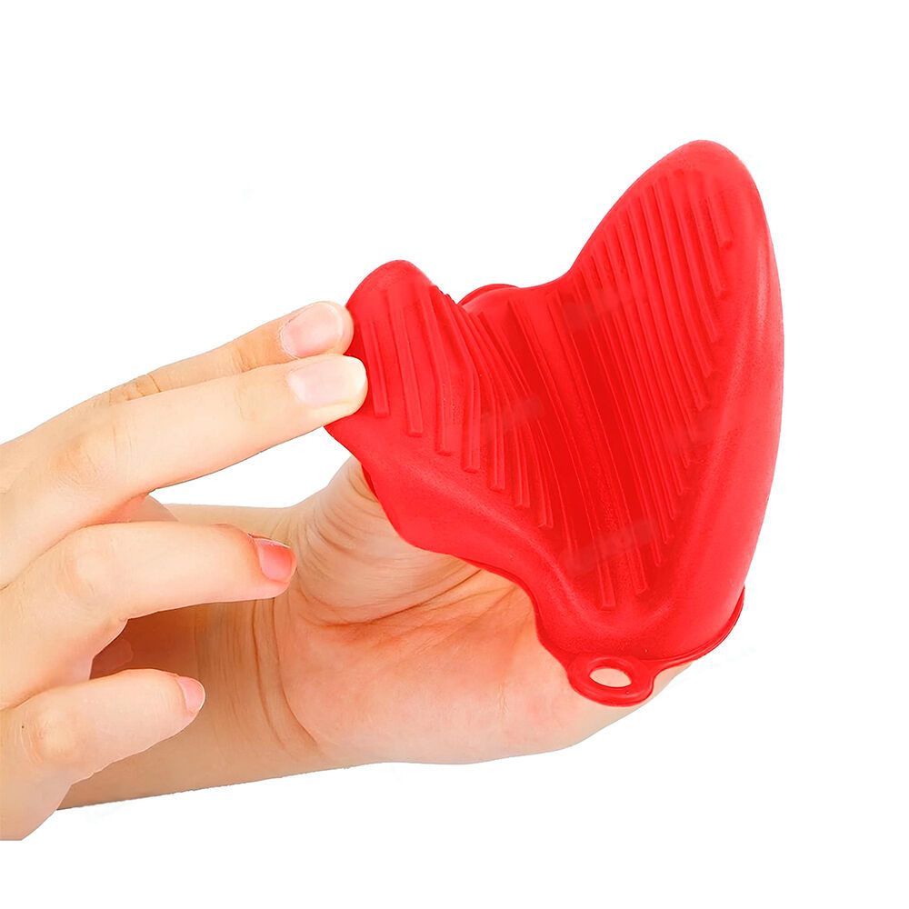 Luva Térmica de Silicone Forno Fogão para Cozinha Pegador Jacaré Verde