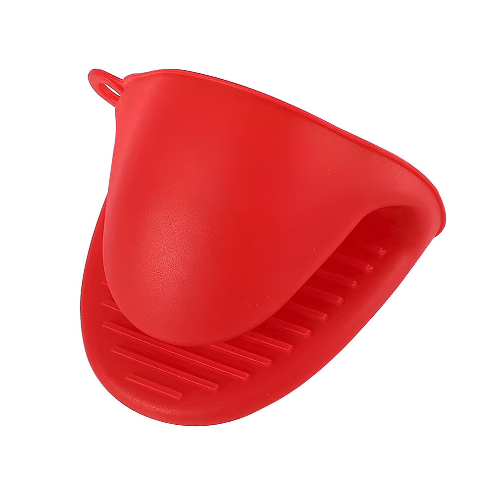 Luva Térmica de Silicone Forno Fogão para Cozinha Pegador Jacaré Vermelho