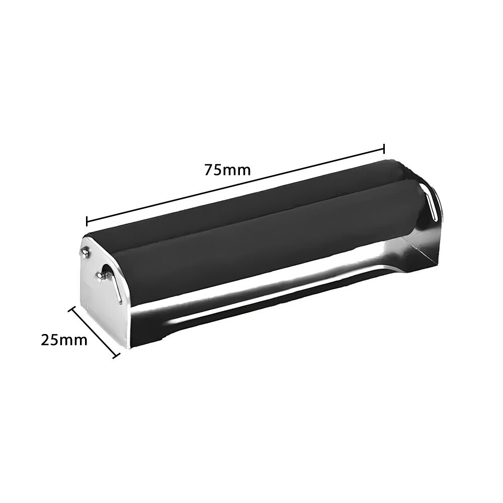 Bolador Enrolador Automático Seda Bolar Fácil Metal 70mm Preto