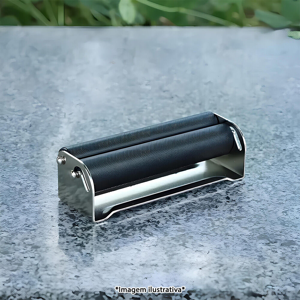 Bolador Enrolador Automático Seda Bolar Fácil Metal 70mm Preto