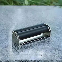 Bolador Enrolador Automático Seda Bolar Fácil Metal 110mm Preto