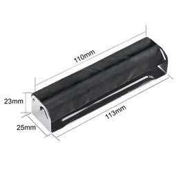 Bolador Enrolador Automático Seda Bolar Fácil Metal 110mm Preto