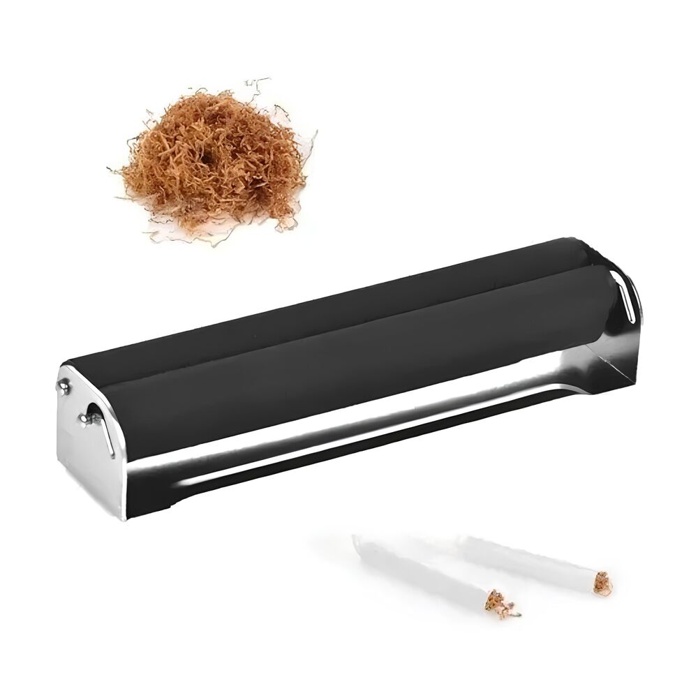 Bolador Enrolador Automático Seda Bolar Fácil Metal 110mm Preto