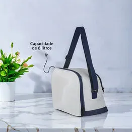 Bolsa Térmica 8 Litros para Marmitex com Alça para Transporte Marrom