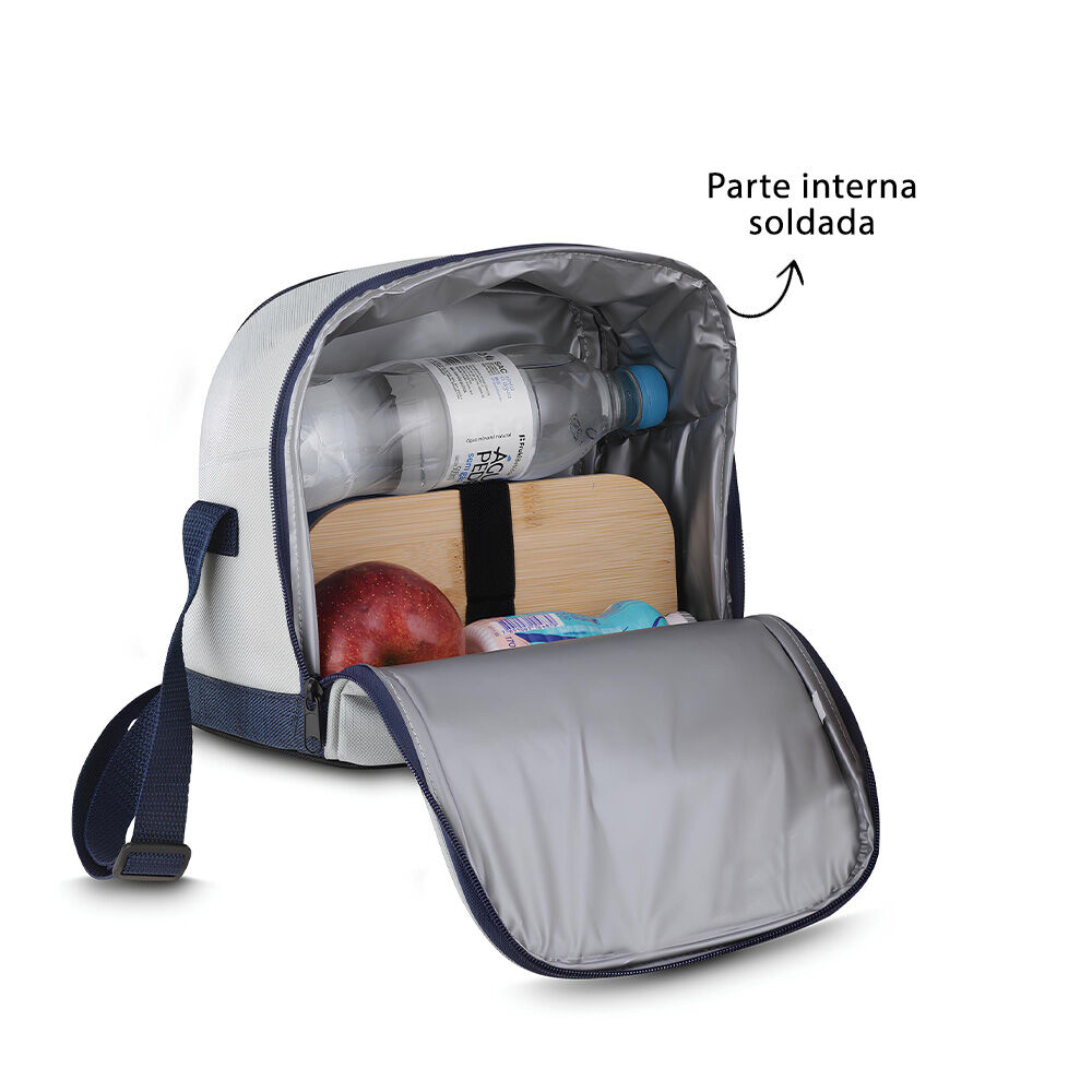 Bolsa Térmica 8 Litros para Marmitex com Alça para Transporte Azul