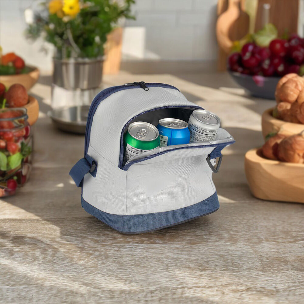Bolsa Térmica 8 Litros para Marmitex com Alça para Transporte Azul
