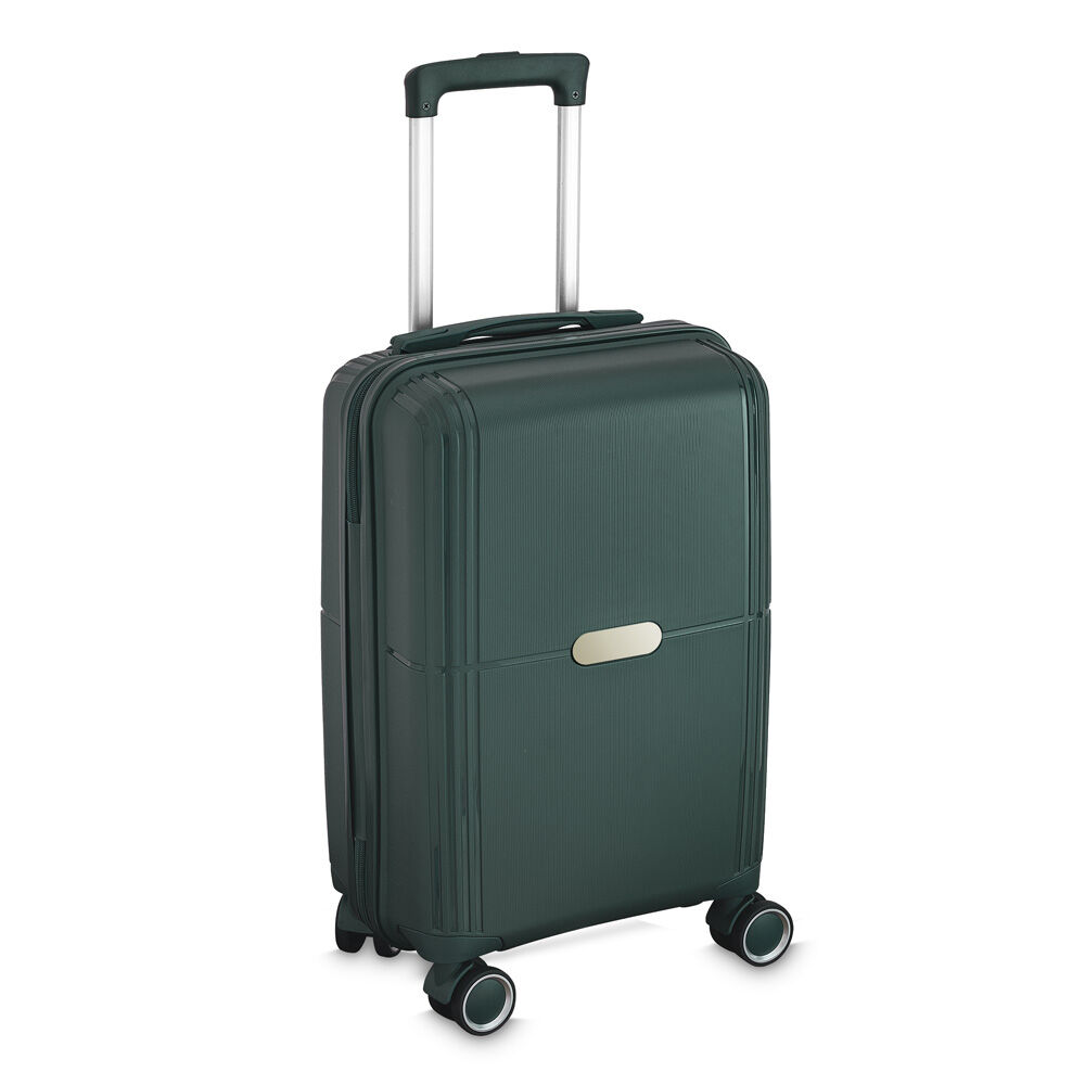 Mala de Bordo Executiva Compacta 34L Cadeado com Segredo para Viagem Verde