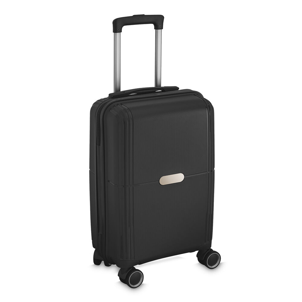 Mala de Bordo Executiva Compacta 34L Cadeado com Segredo para Viagem Preta