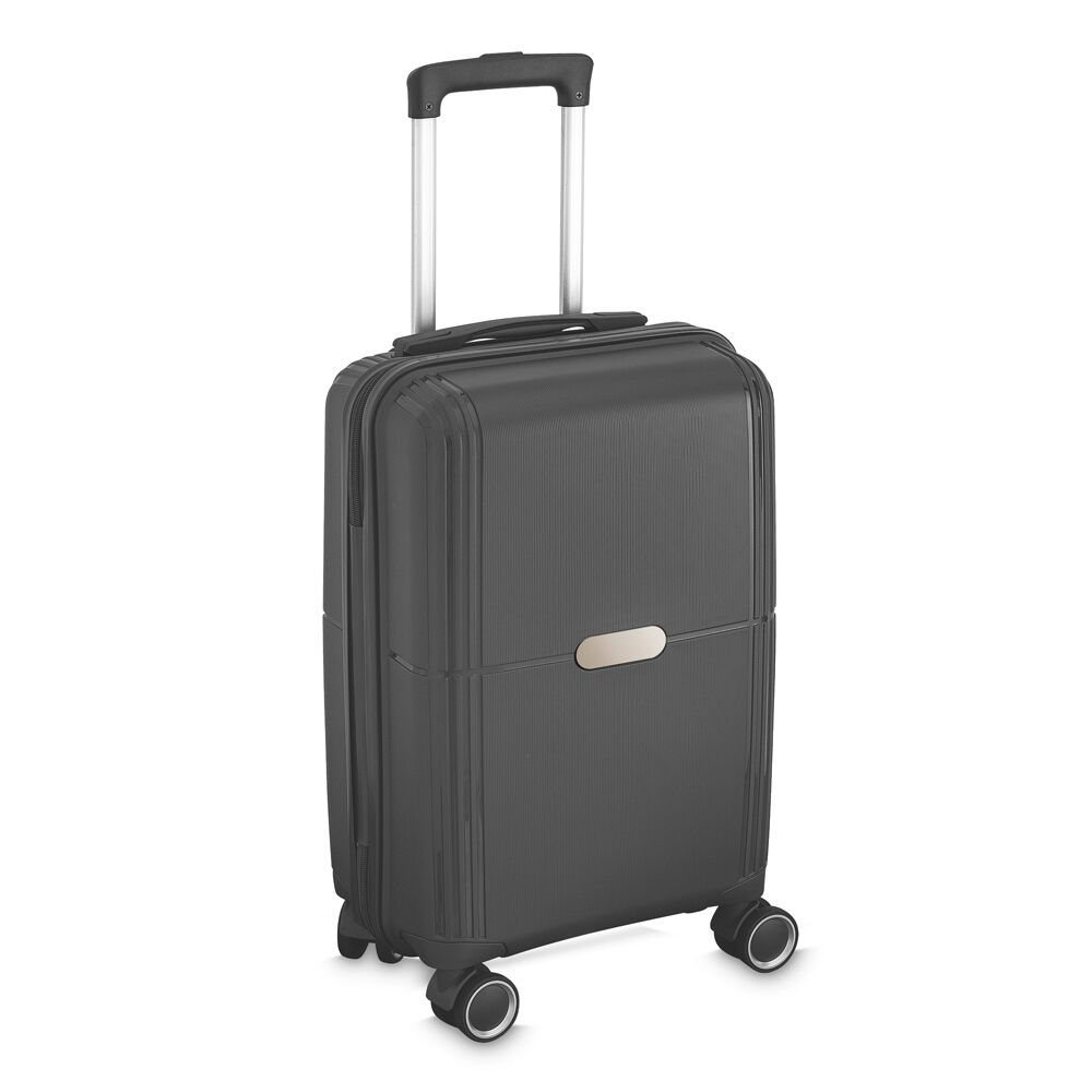 Mala de Bordo Executiva Compacta 34L Cadeado com Segredo para Viagem Cinza