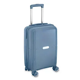 Mala de Bordo Executiva Compacta 34L Cadeado com Segredo para Viagem Azul