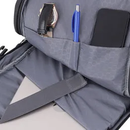 Mochila Executiva para Notebook 19L com Alças Acolchoadas e Engate para Mala