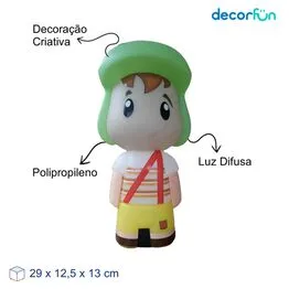 Luminária 3D Chaves Luz Difusa Decoração Criativa