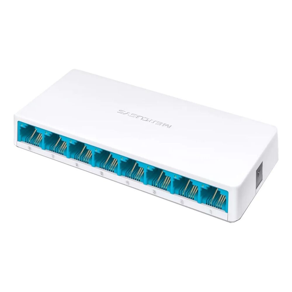 Switch Mercusys MS108 série Desktop 8 Portas RJ-45 Branco