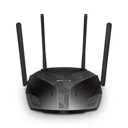 Roteador Wi-fi 6 AX3000 MR80X Dual Band Mercusys Bivolt Preto