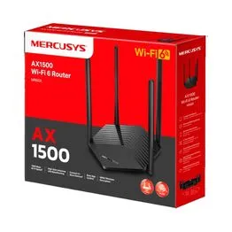 Roteador Wi-fi 6 AX1500 MR60X Dual Band Mercusys Bivolt Preto