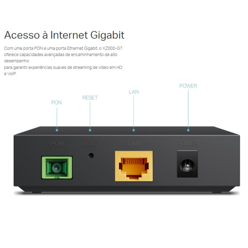 Terminal ONU XPON XZ000-G7 GPON+EPON Fibra Optica 1 Porta - TP-Link