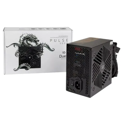 Fonte Duex Pulse Pro 500W 80 Plus Bronze TecLab PFC Ativo Preto