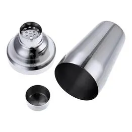 Coqueteleira com Filtro em Inox Drinks Caipirinha Shakes 750ml Bartender