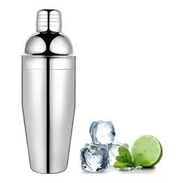 Coqueteleira com Filtro em Inox Drinks Caipirinha Shakes 750ml Bartender