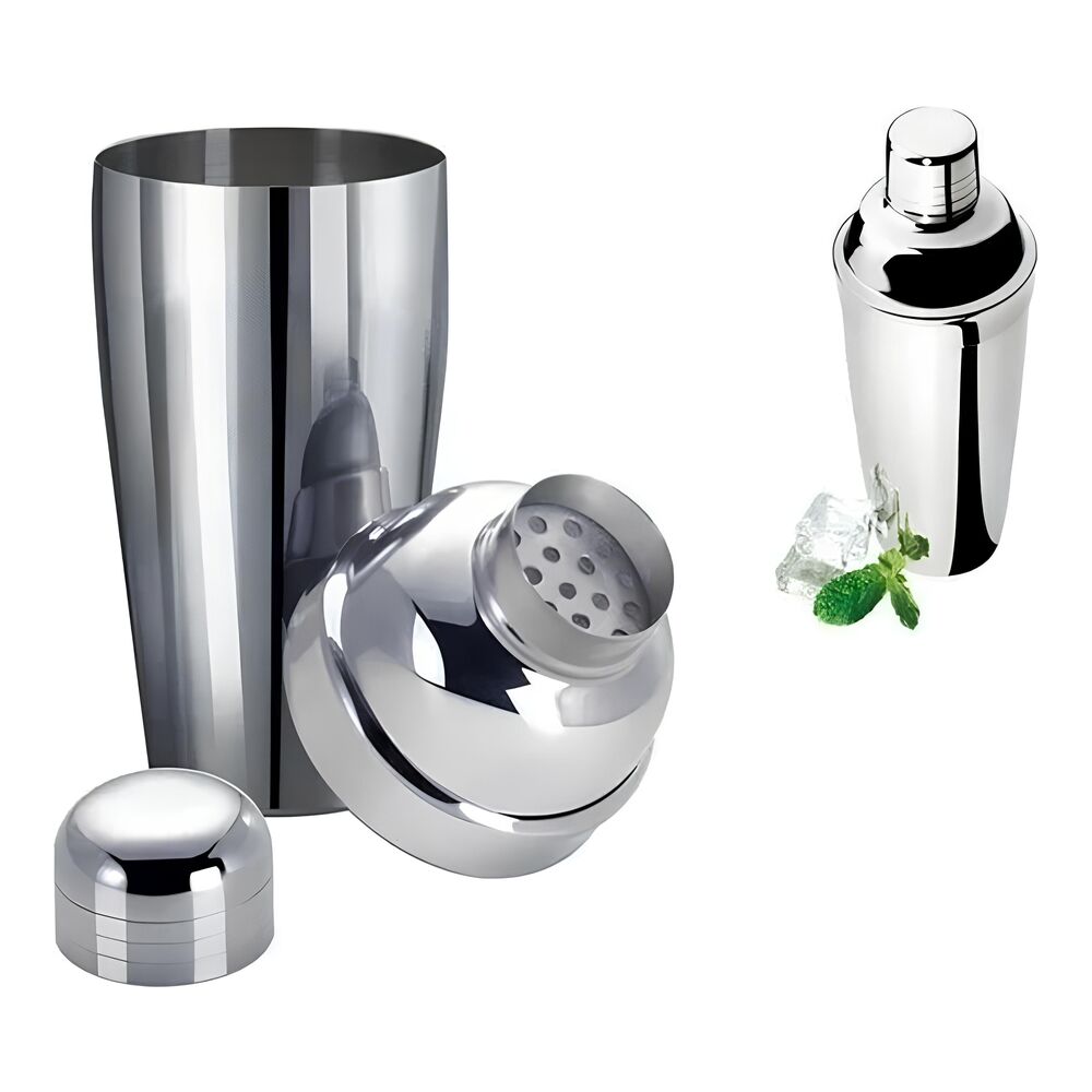 Coqueteleira com Filtro em Inox Drinks Caipirinha Shakes 750ml Bartender