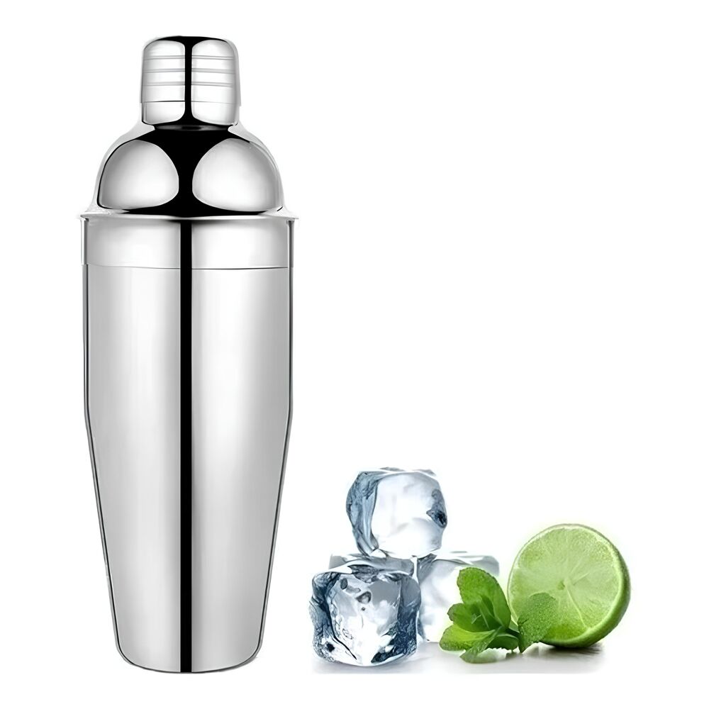 Coqueteleira com Filtro em Inox Drinks Caipirinha Shakes 750ml Bartender