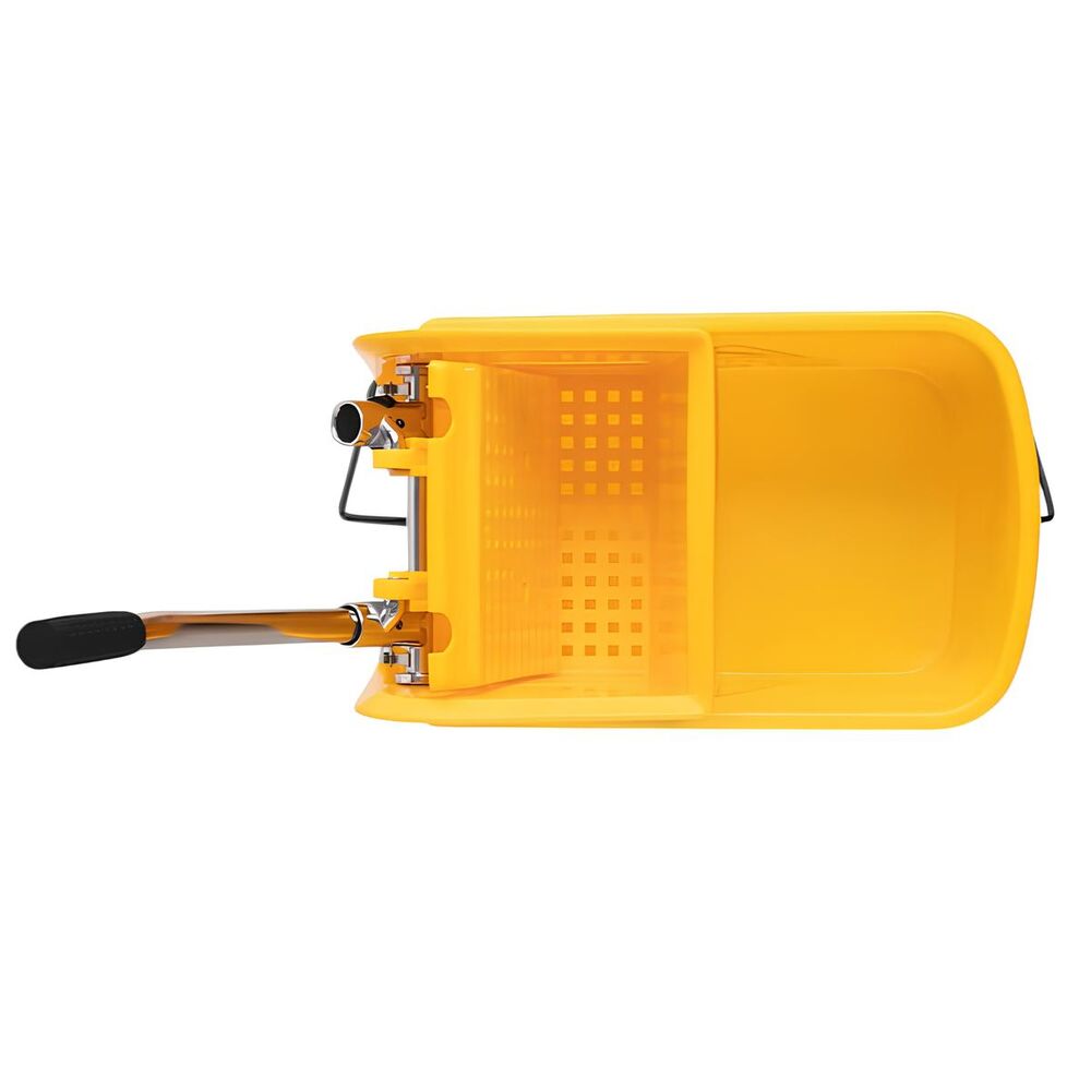 Carro Balde Nobre 20L Amarelo com Divisor de Água e Espremedor com Alavanca
