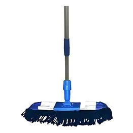Conjunto Mop Pó Nobre 40cm – Refil de Algodão, Cabo Telescópico 1,40m Profissional