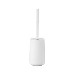 Conjunto para Banheiro 5 Peças Branco Mood - Escova Sanitária, Lixeira, Porta-Escova, Dispenser e Bandeja