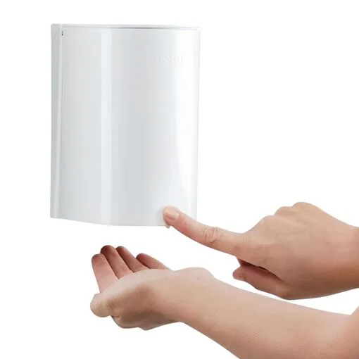 Dispenser Mini para Sabonete Líquido ou Álcool Gel 500ml com Reservatório Válvula XPRO Branco - Nobre