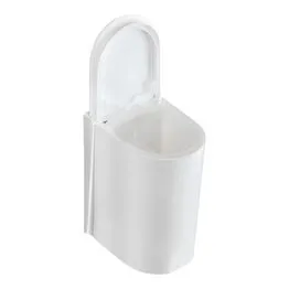 Dispenser Mini para Sabonete Líquido ou Álcool Gel 500ml com Reservatório Válvula XPRO Branco - Nobre